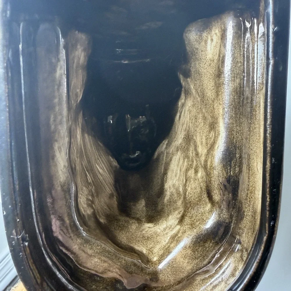 Set Of 2 VTG Ceramic Unicorn Bookends 80s Fantasy Bronze‎ Glaze Horn 7